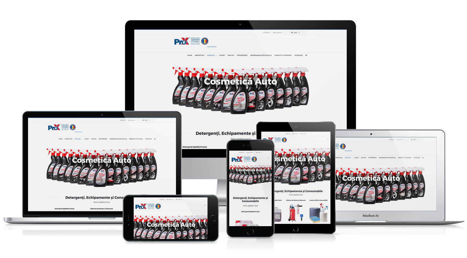 Zoom Dynamics - web design - Pro-X.ro - magazin online - eCommerce